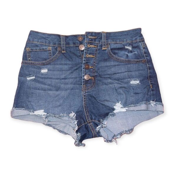 Rewash Pants - High rise jeans shorts